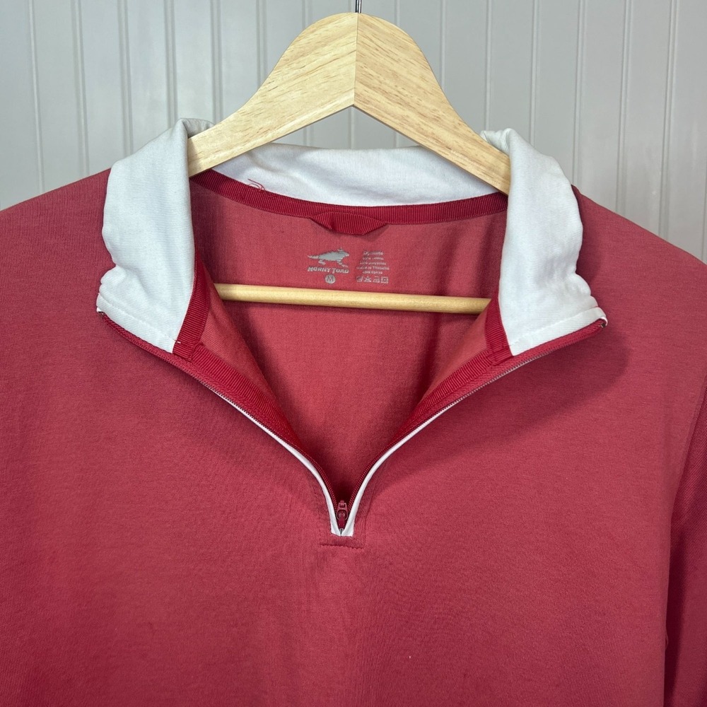 Horny Toad Sweater Gorpcore Long Sleeve Scarlet Logo Pullover Pocket Activewear - Picture 4 of 10